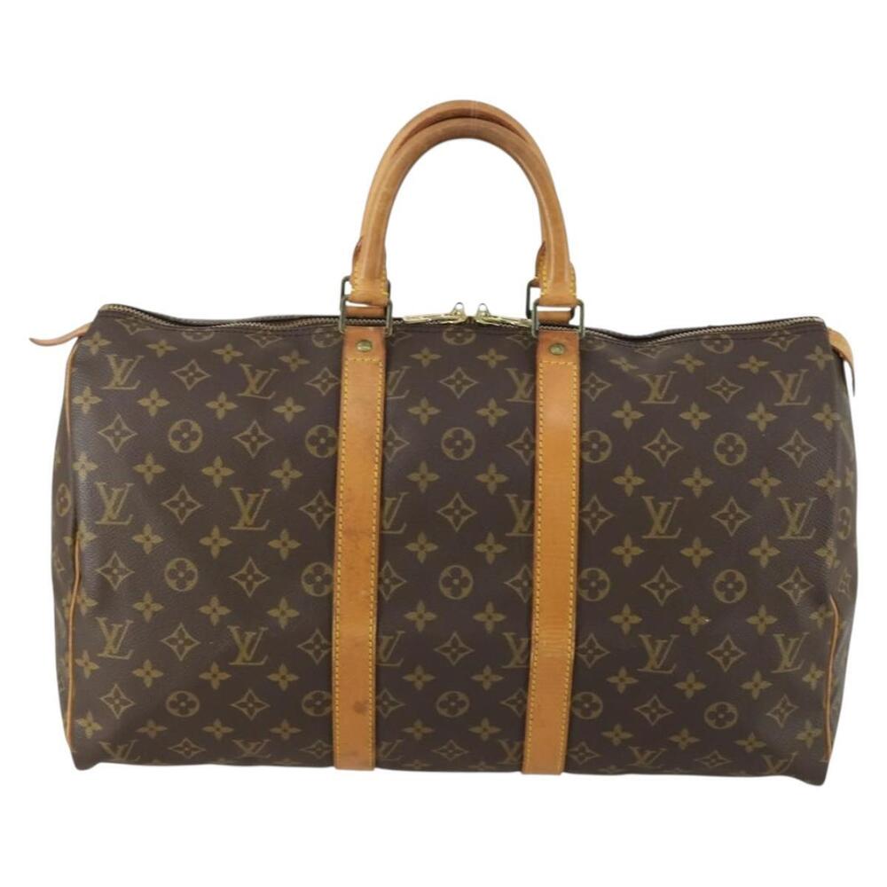 LOUIS VUITTON Monogram Keepall 45 Boston Bag M41428 LV Auth 156591 - Picture 13 of 16